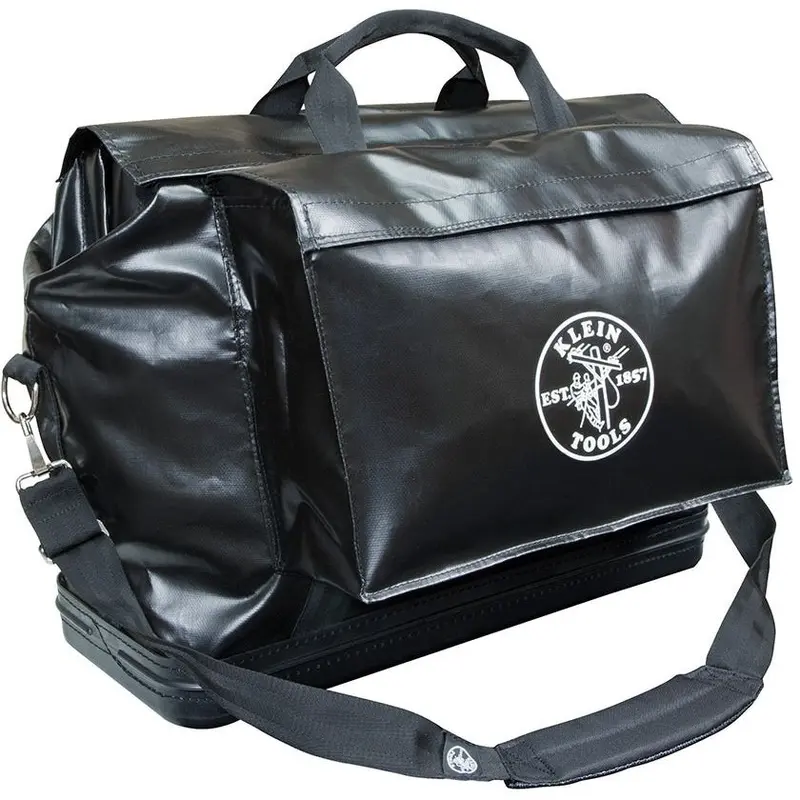 Klein 5182Bla Vinyl Equipment Bag (Black)