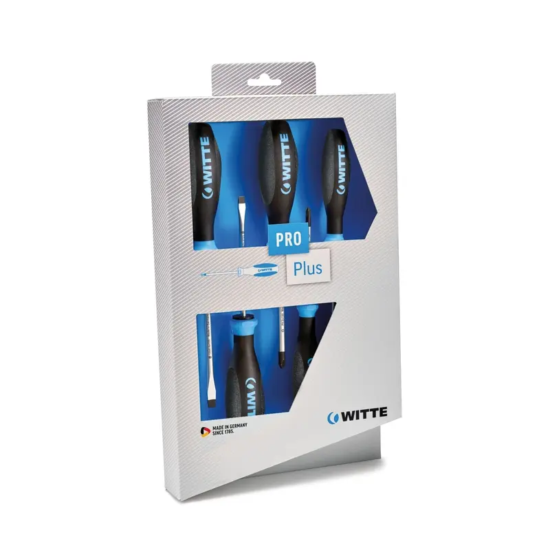 Witte 9T 670063 6 Pc PROTOP II PLUS Set: 4 Slotted, 2 Phillips