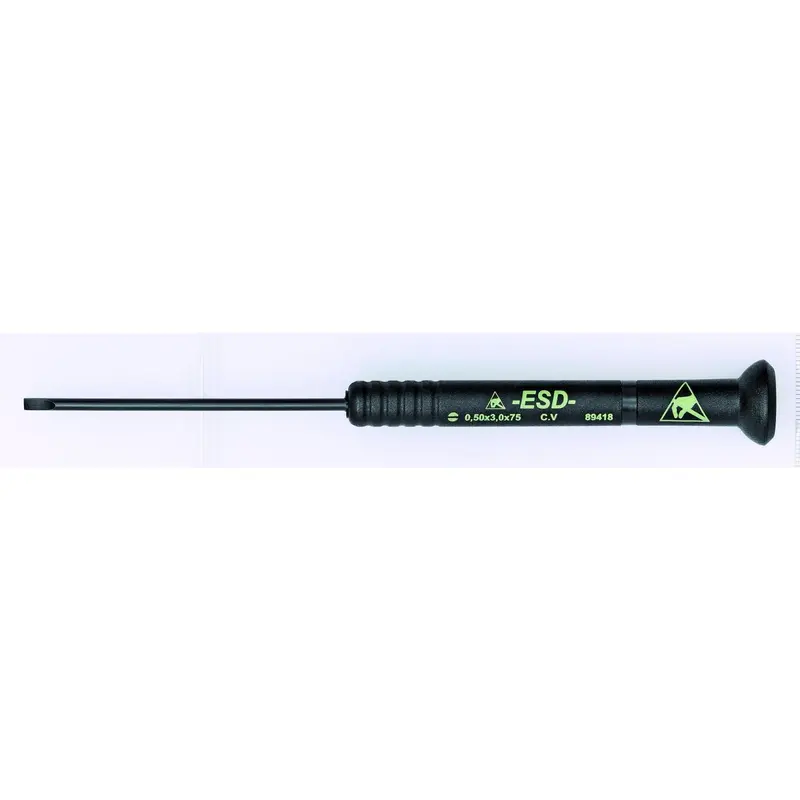 Witte 9T 89418 WITTRON ESD 3" Slotted, 3.0mm Tip