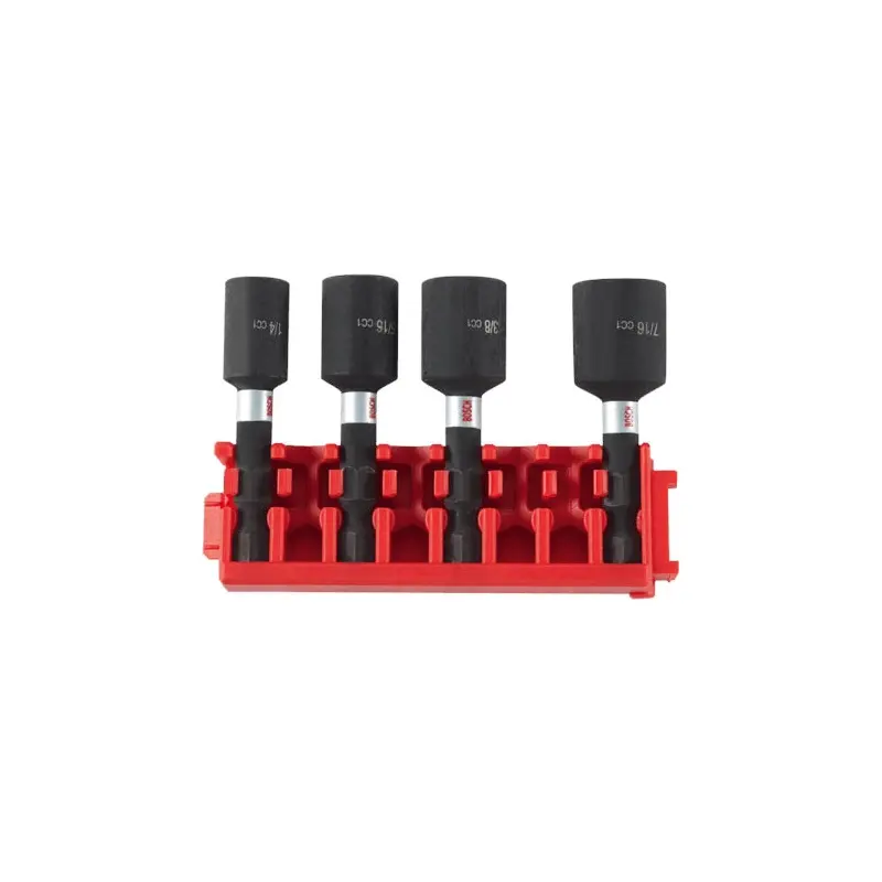 Bosch ITDNSV104C 4-Piece Driven 1-7/8-in. Impact Nutsetter Set w/ Clip for Custom Case System