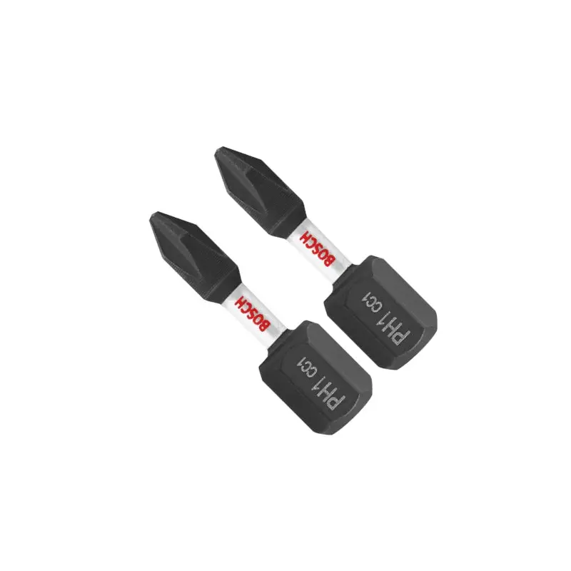 Bosch ITDPH1102 2-Piece Driven 1-in. Impact Phillips #1 Insert Bits