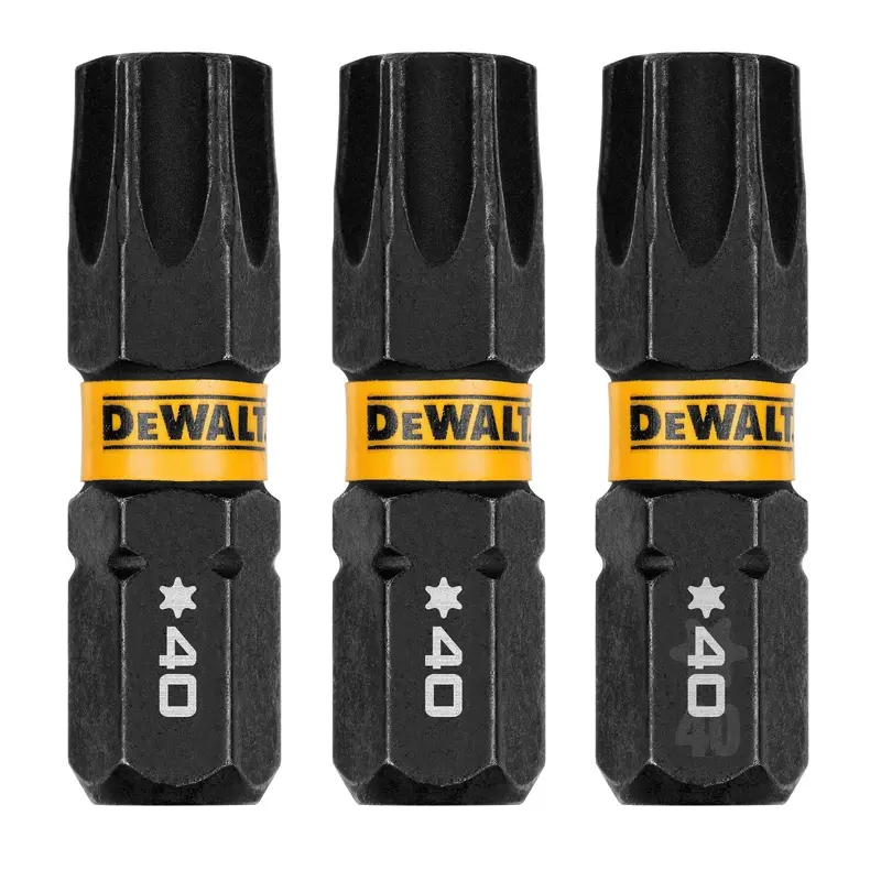 DeWalt DWAF1TX40IR3 FlexTorq Impact Ready Screwdriving Bit, T40, 1 in. (3-Pack)