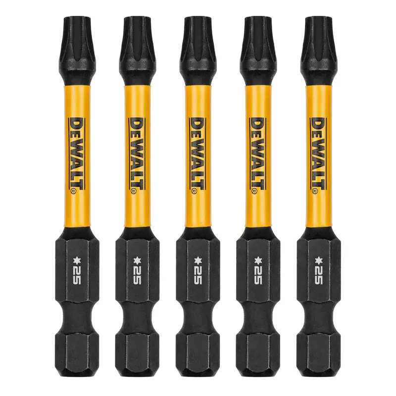 DeWalt DWAF2TX25IR5 FlexTorq Impact Ready Screwdriving Bit, T25, 2-1/4 in. (5-Pack)