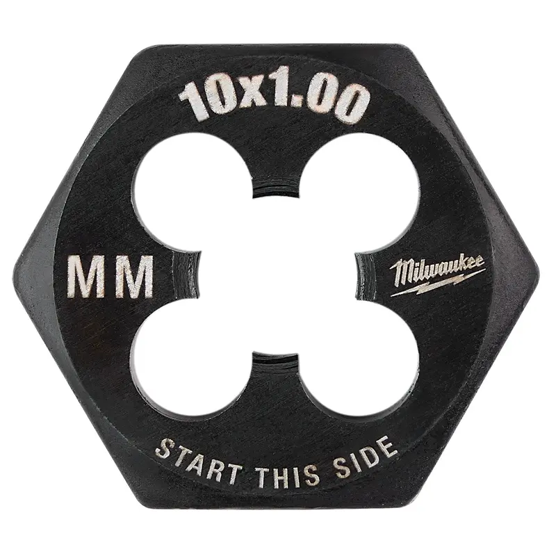 Milwaukee 49-57-5354 M10-1.00 mm 1-Inch Hex Threading Die