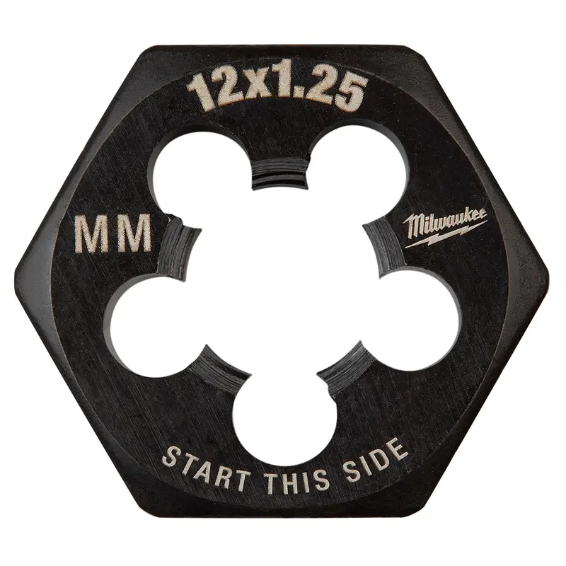Milwaukee 49-57-5361 M12-1.25 mm 1-Inch Hex Threading Die