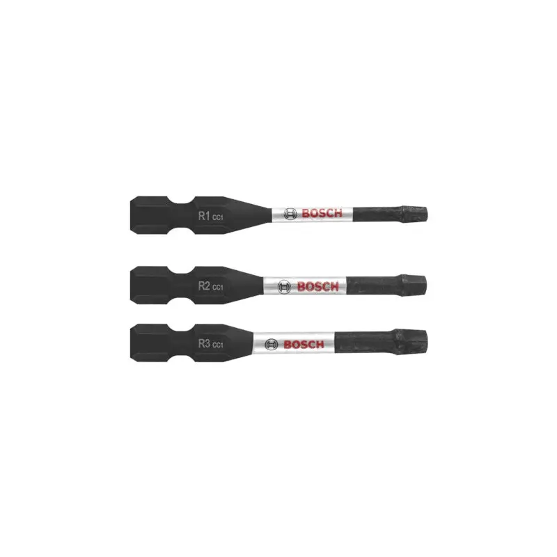 Bosch ITDSQV203 3-Piece Driven 2-in. Impact Square Power Bit Set