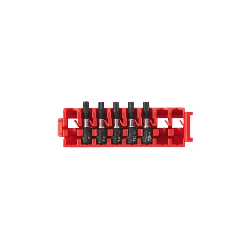 Bosch ITDT20105C 5-Piece Driven 1-in. Impact Torx #20 Insert Bits w/ Clip for Custom Case System