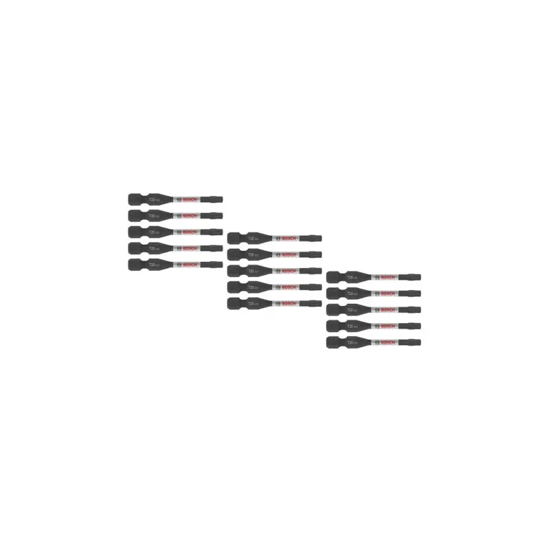 Bosch ITDT20215 15-Piece Driven 2-in. Impact Torx #20 Power Bits
