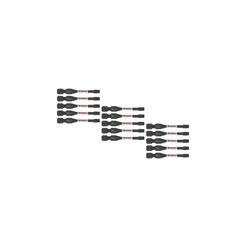 Bosch ITDT25215 15-Piece Driven 2-in. Impact Torx #25 Power Bits