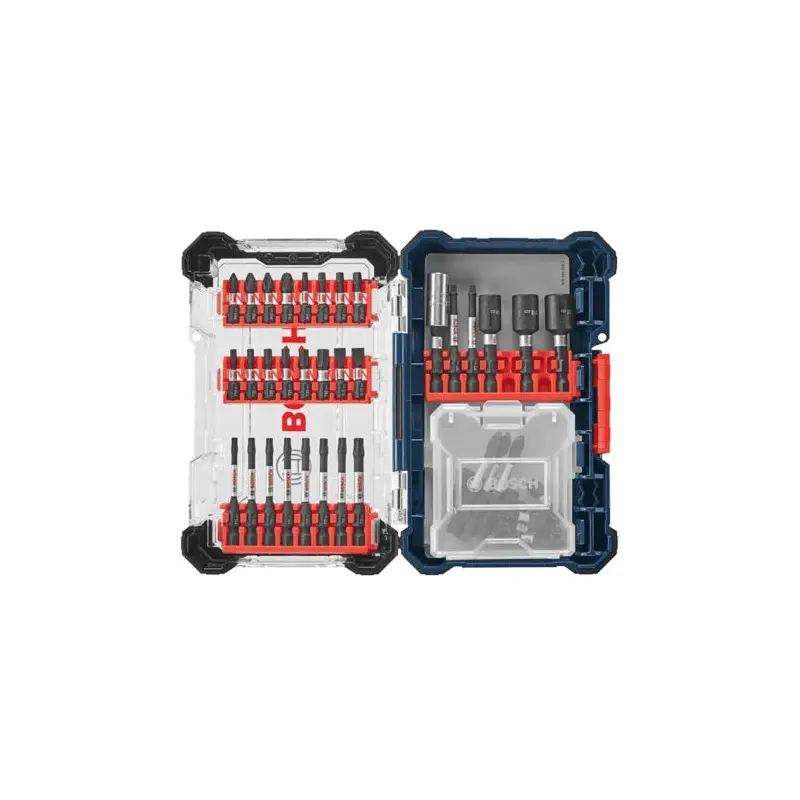 Bosch SDMSD45 45-Piece Driven Impact Screwdriving Custom Case Set
