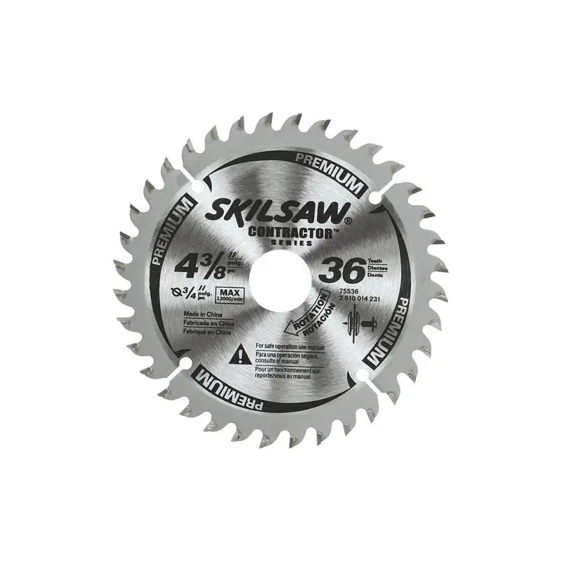 SKIL 75536 4-3/8 In. 36-Tooth Carbide Tipped Laminate Flooring Blade