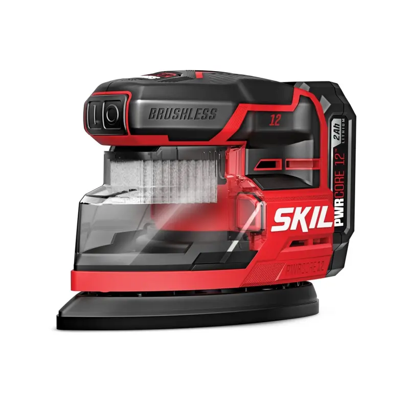 SKIL SR6608A-10 PWR CORE 12 Brushless 12V Compact Detail Sander Kit