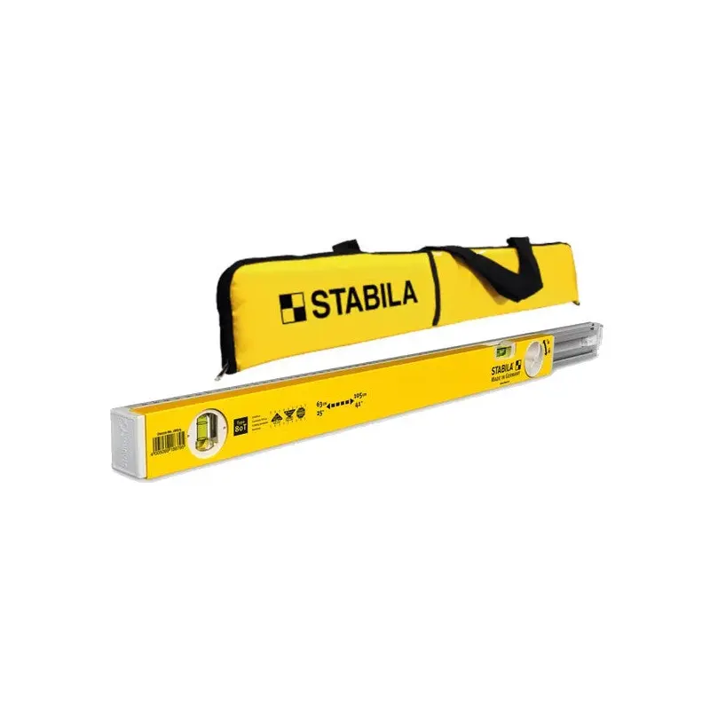 Stabila 25" - 41" Type 80T Extendable Spirit Level w/ Nylon Carrying Case