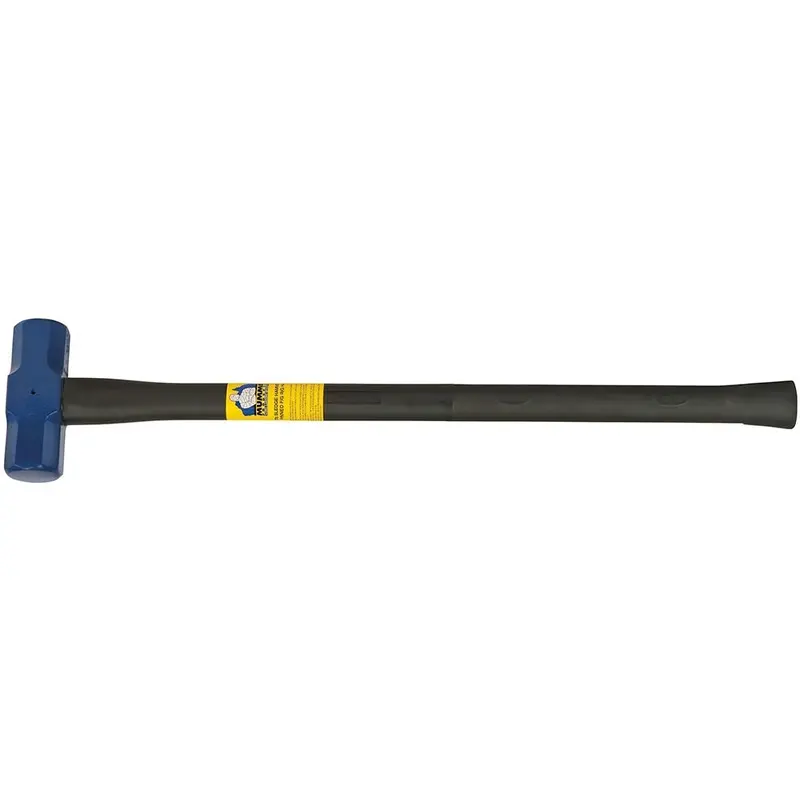 Klein 5HSFRH07 Sledge Hammer - Fiberglass Rubber Grip Handle - 7 lbs.