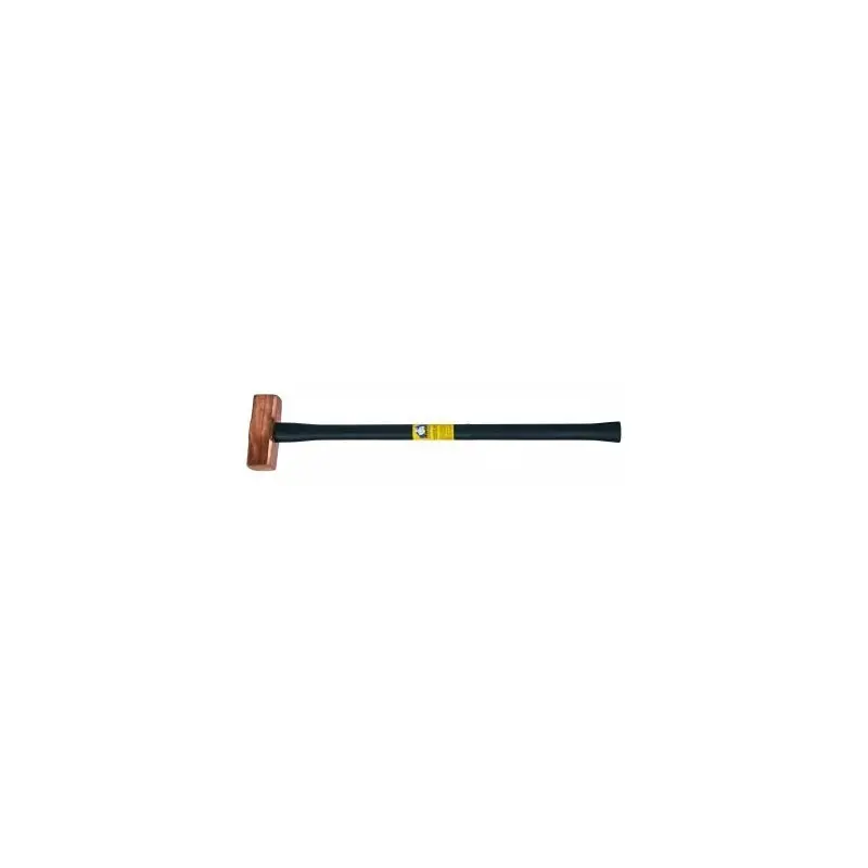 Klein 7HCFRH04 Copper Hammer - Fiberglass Rubber Grip Handle - 4 lbs.