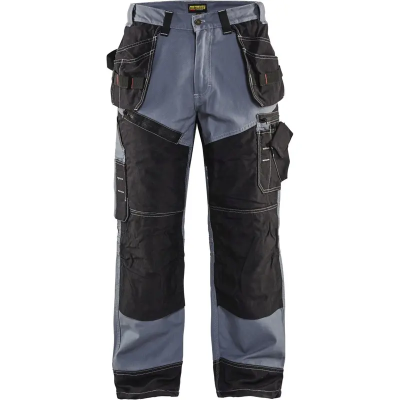 Blaklader 16001370 X1600 Work Pants, Gray/Black, 40W, 36L
