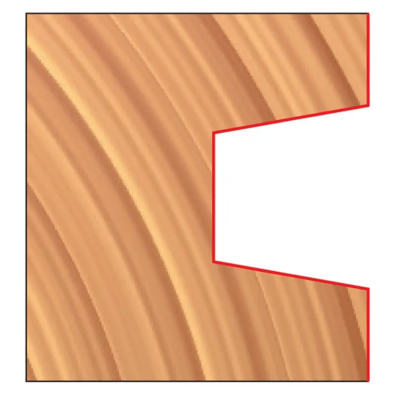 Freud EC033-IC 2-7/8 in. x 1-17/64 in. x 3/4 in. Wedge Groove Cutters