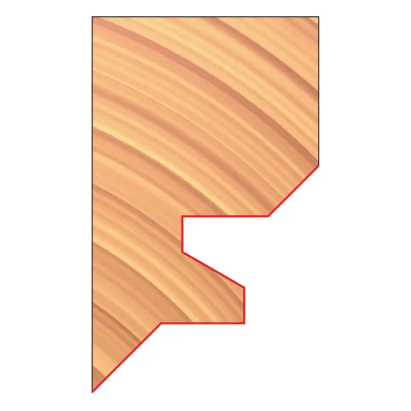 Freud EC034-IC 4-5/32 in. x x 3/4 in. Tongue & Groove Lock Miter Cutters