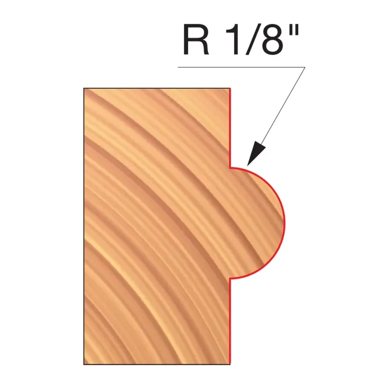 Freud EC120-IC 2-7/8 in. x 5/8 in. x 3/4 in. Concave Radius Cutters