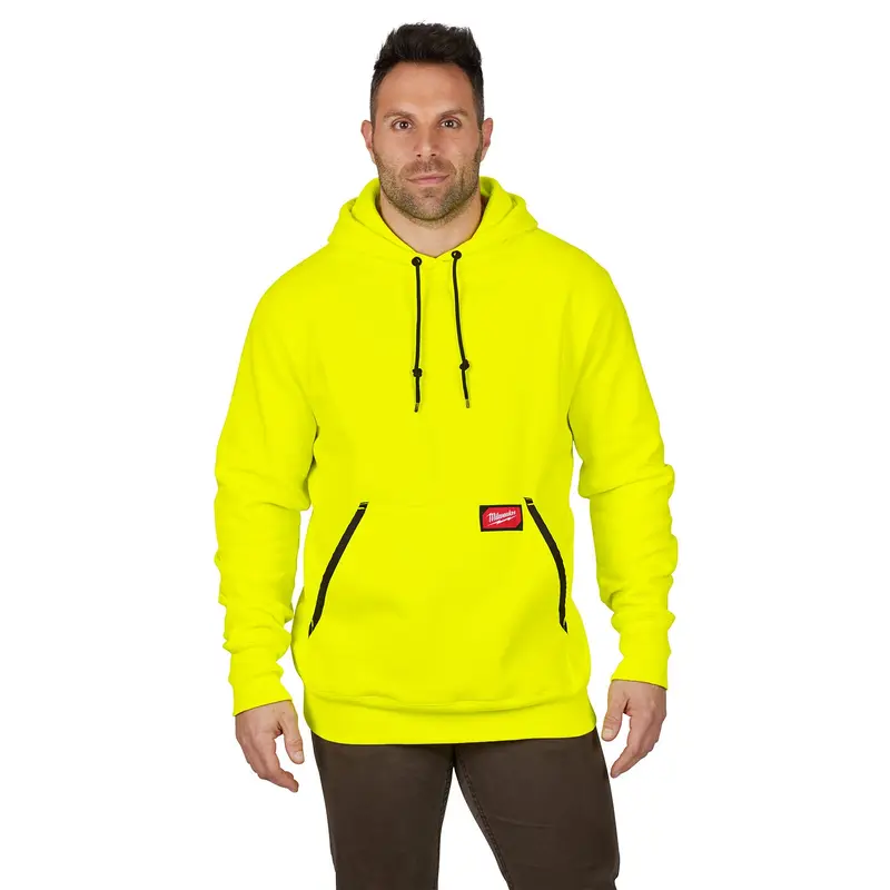 Milwaukee 350HV Hi-Vis Heavy Duty Pullover Hoodie