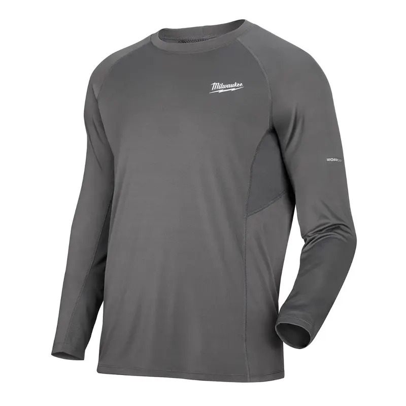 Milwaukee 402G WORKSKIN Midweight Performance Long Sleeve Shirt - Gray