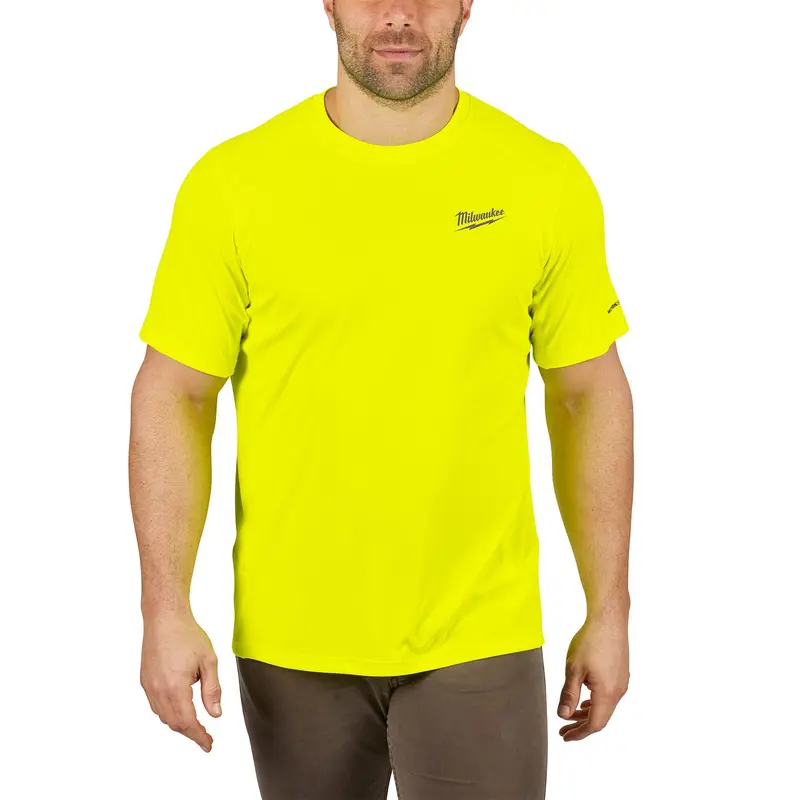Milwaukee 414HV Hi-Vis Short Sleeve Workskin Light Shirt