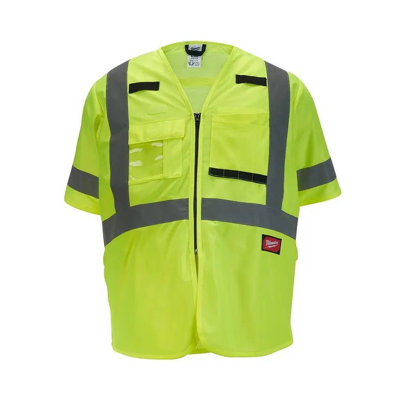 Milwaukee 48-73-514Y Class 3 High Visibility Yellow Safety Vest