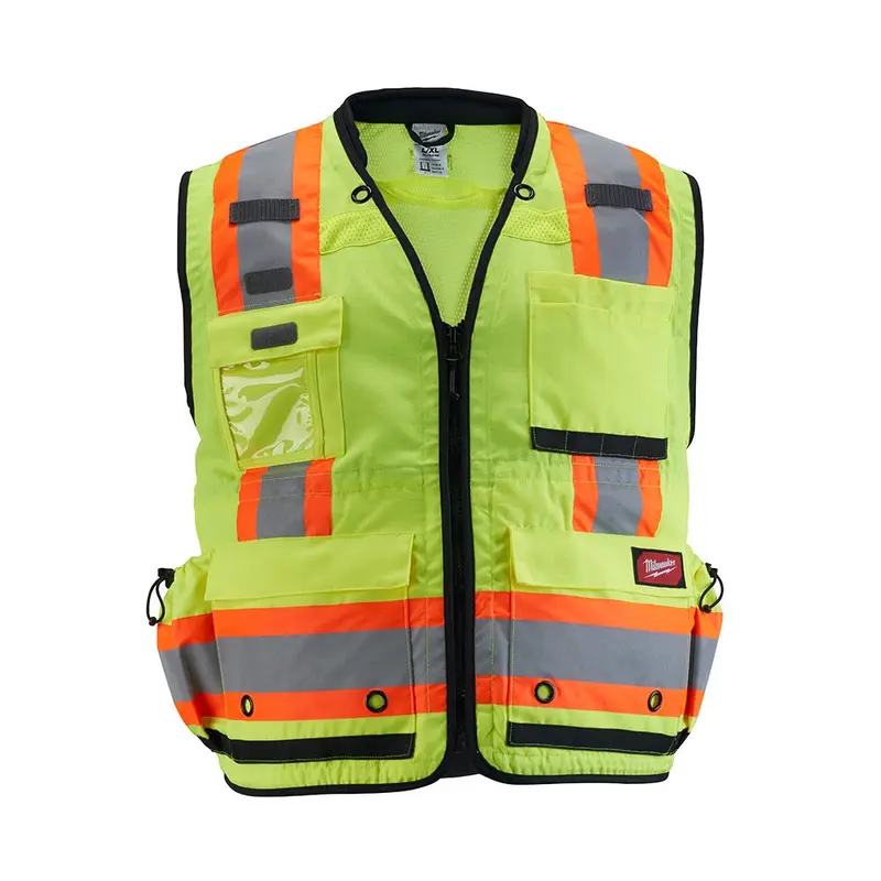 Milwaukee 48-73-516Y Class 2 Surveyor's High Visibility Yellow Safety Vest