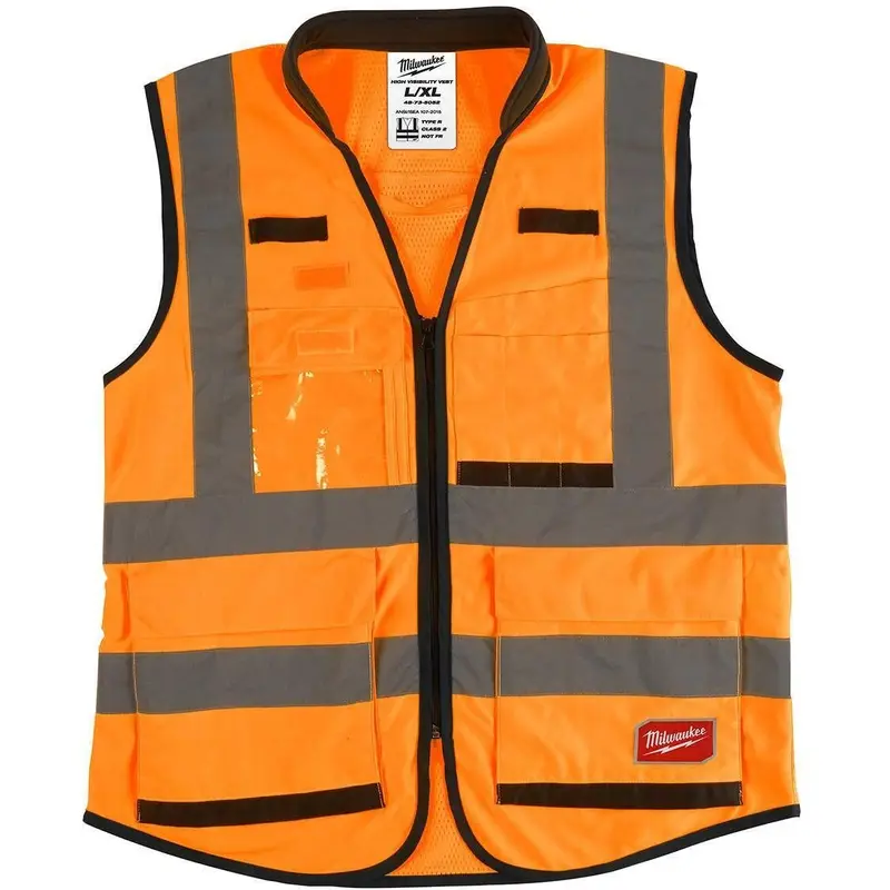 Milwaukee High Visibility Orange Performance Safety Vest