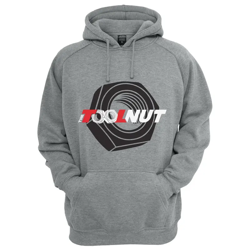 Tool Nut Logo Long Sleeve Gray Hoodie