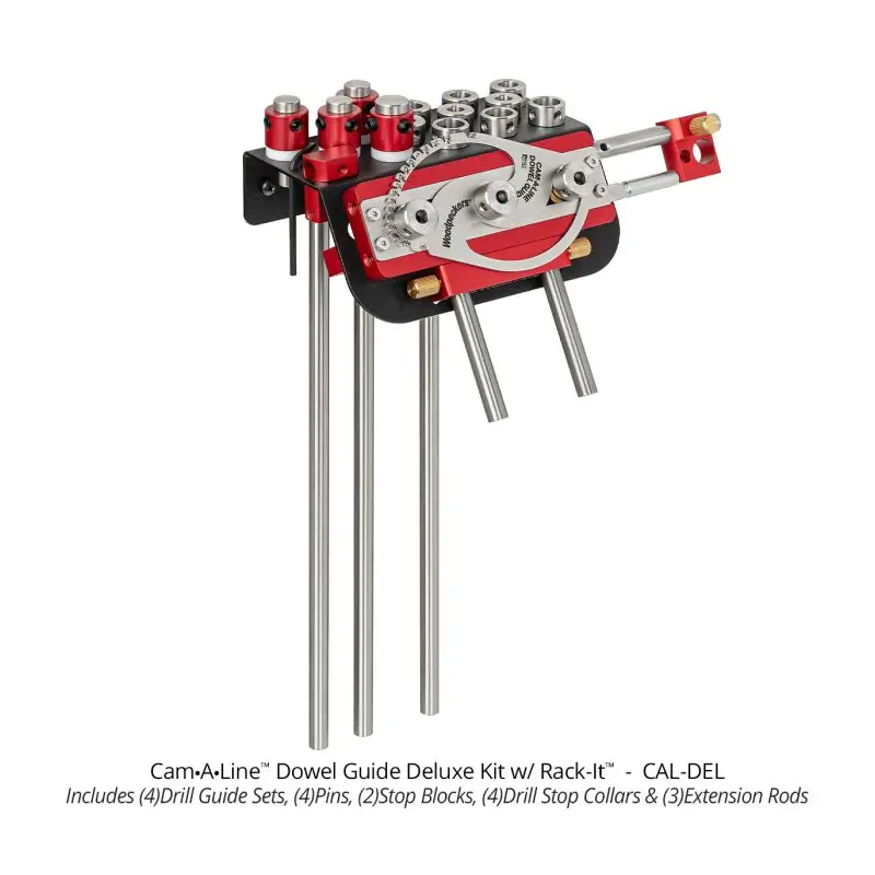 Woodpeckers CAL-DEL Cam-A-Line Deluxe Kit w/ Rack-It