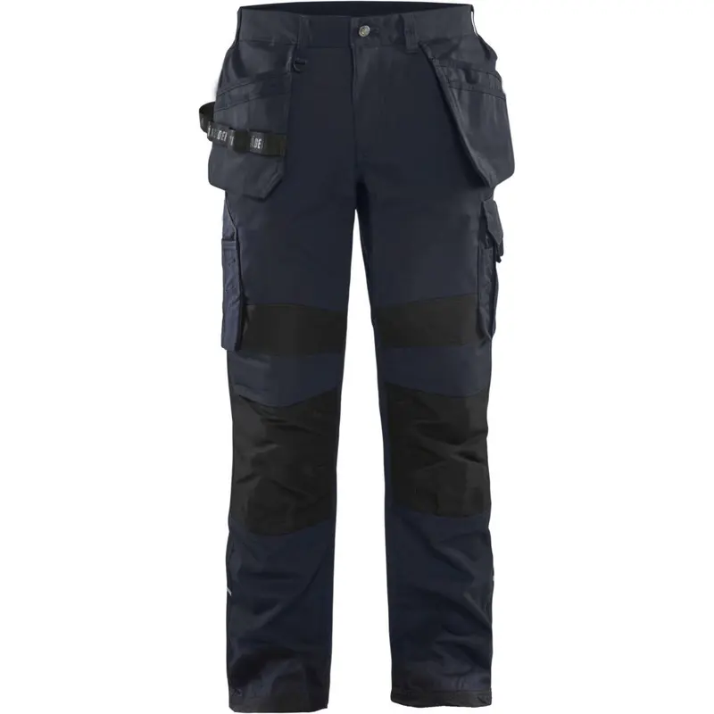 Blaklader 16911330 Ripstop Pants w/ Utility Pockets, Navy Blue