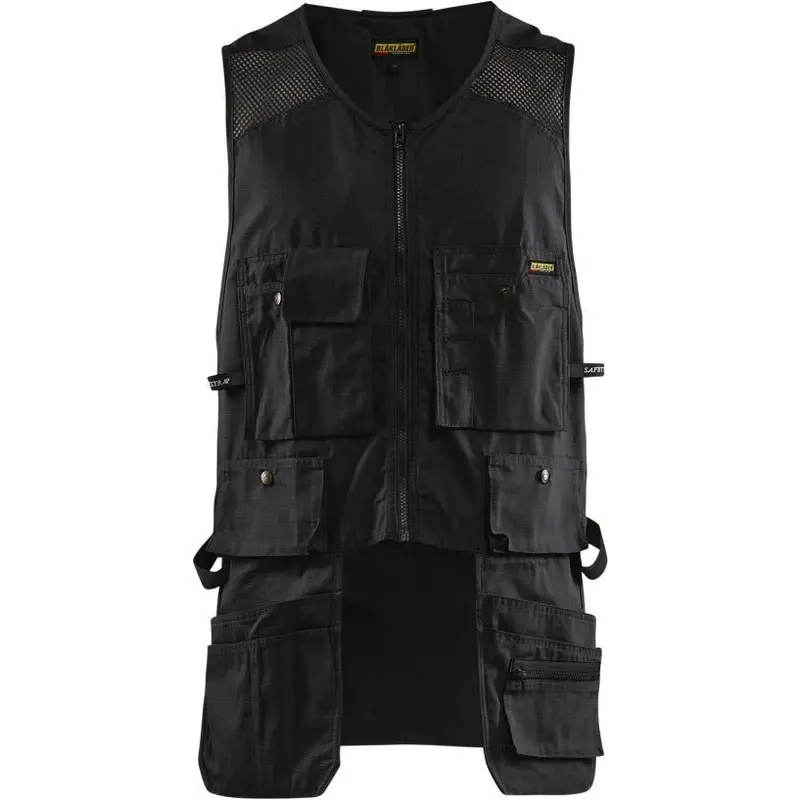 Blaklader 31151330 Ripstop Kangaroo Mesh Vest, Black