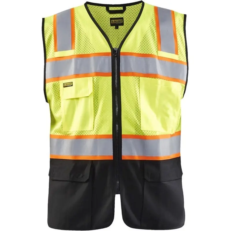 Blaklader 31301054 Hi-Vis Vest, High-Visibility Yellow / Black