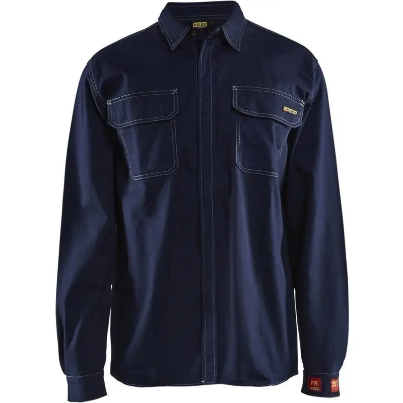 Blaklader 32761551 FR Shirt, Navy Blue