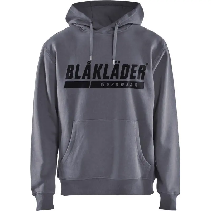 Blaklader 34471048 Hooded Sweatshirt with Print, Grey
