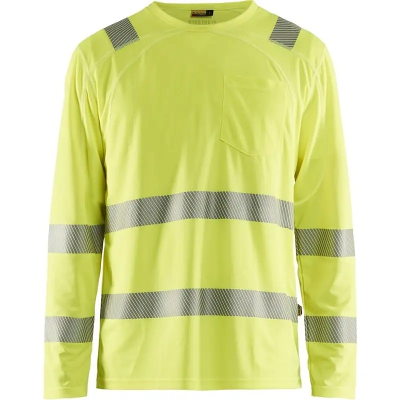 Blaklader 34881011 Hi Vis Long Sleeve T-Shirt, Yellow