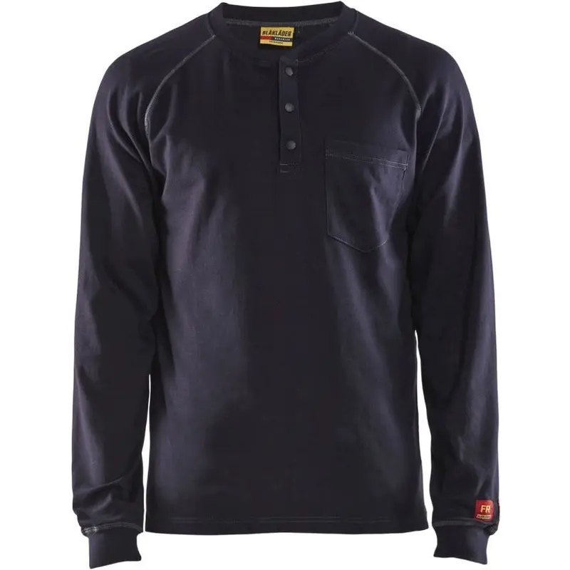 Blaklader 34911770 FR Henley, Navy Blue