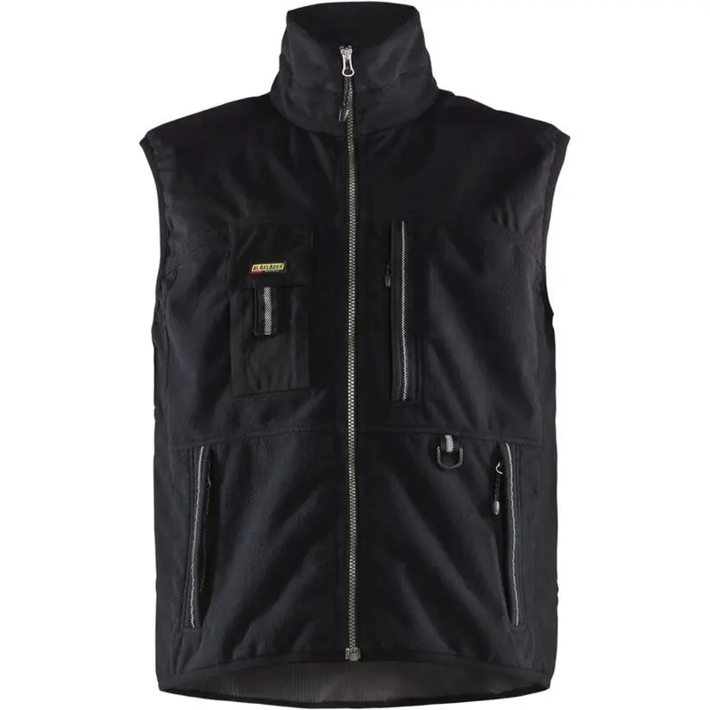 Blaklader 38452524 Two Fisted Fleece Vest, Black