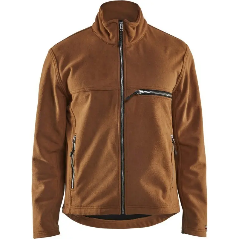 Blaklader 48562525 Two Fisted Storm Fleece Jacket, Brown