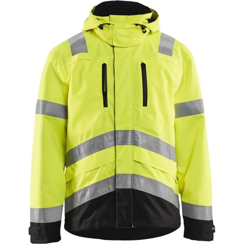Blaklader 49371977 Hi-Vis Shell Jacket, High-Visibility Yellow / Black