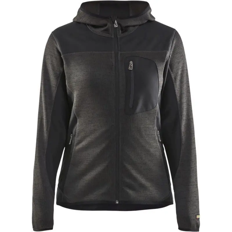 Blaklader 49762117 Women's Knitted Jacket, Grey / Black