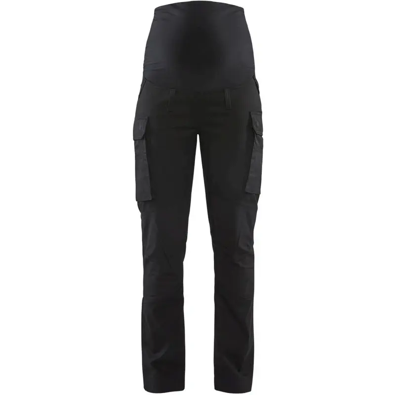 Blaklader 71011830 Women's Maternity Service Pants with Stretch, Black