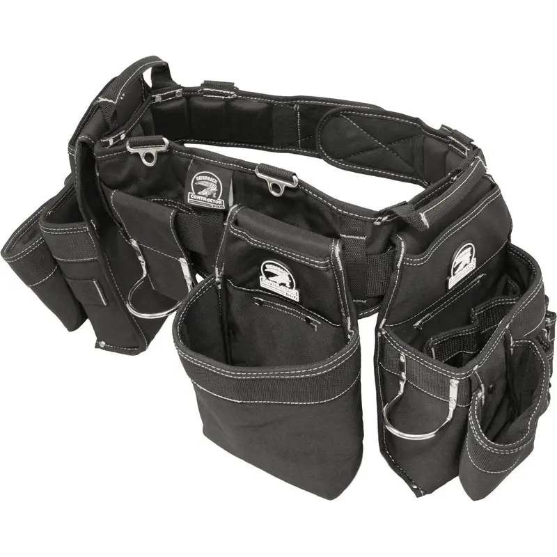 Gatorback B145 Professional Carpenter's Triple Pouch Tool Belt Combo