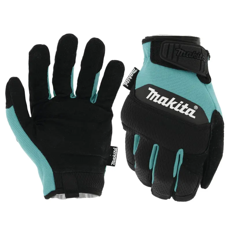 Makita 100% Genuine Leather-Palm Performance Gloves