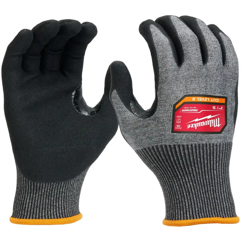 Milwaukee 48-73-702X Cut Level-8 High-Dexterity Nitrile Dipped Gloves, 1-Pair