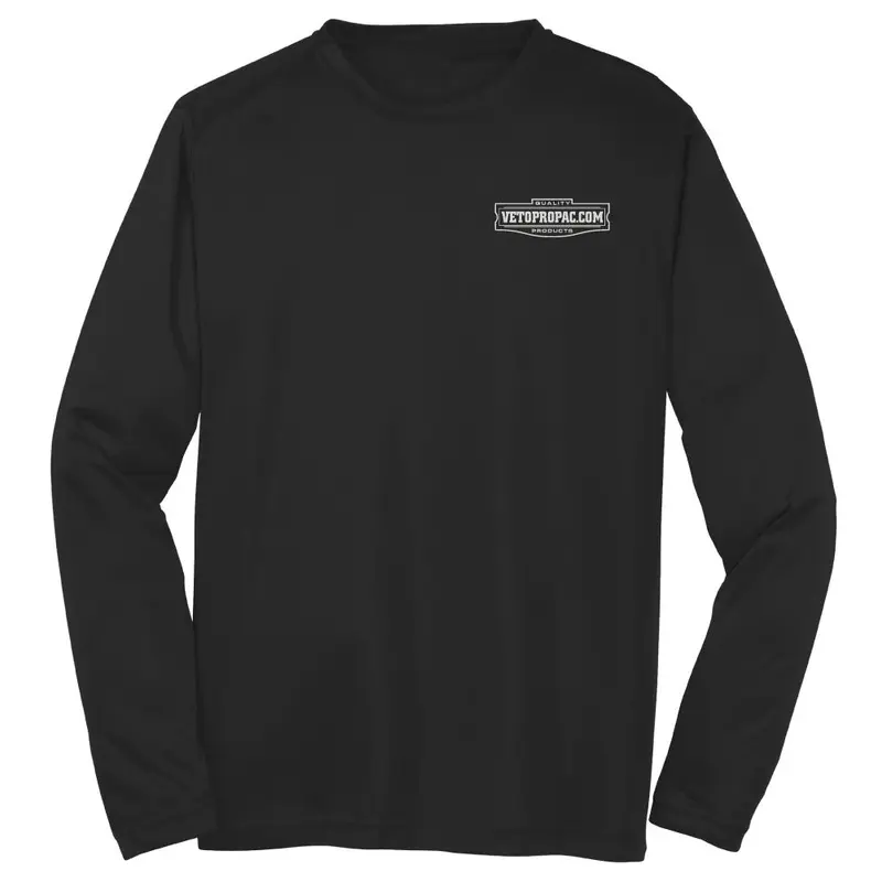 Veto Pro Pac Dry Fit Long Sleeve T-Shirt, Black