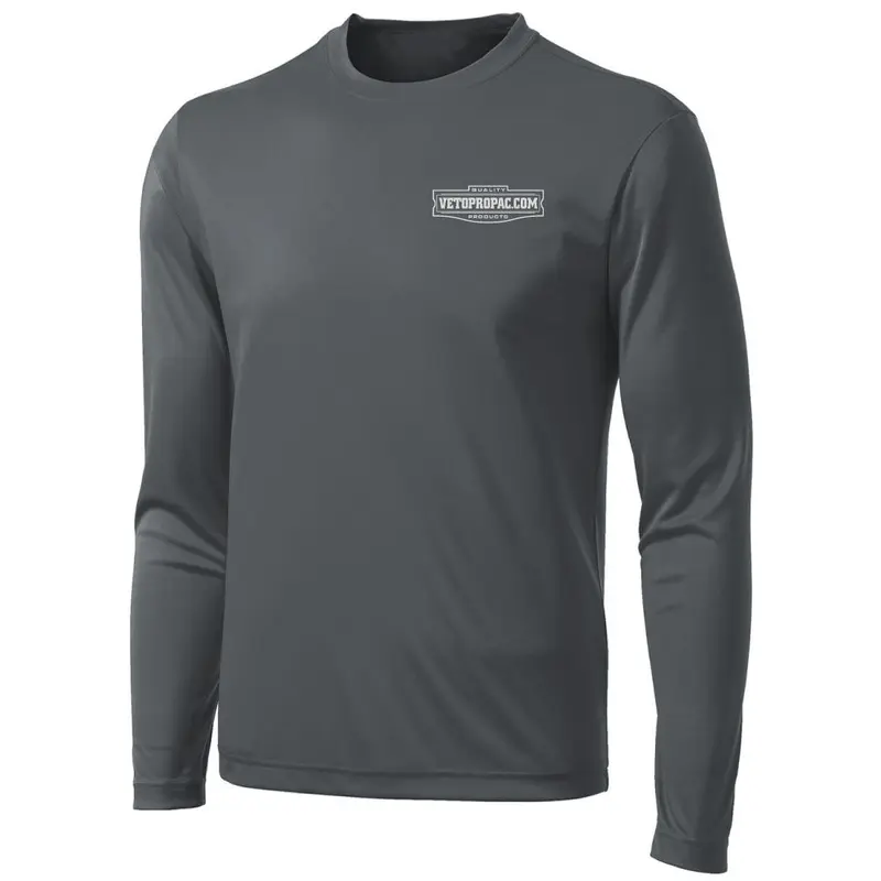 Veto Pro Pac Dry Fit Long Sleeve T-Shirt, Gray