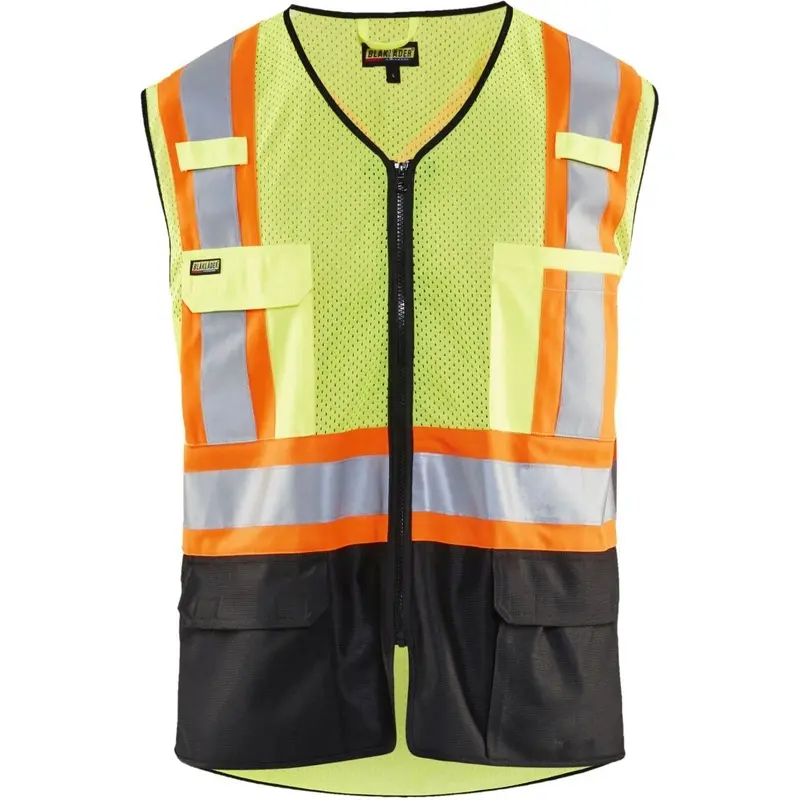 Blaklader 31331054 Hi-Vis Vest, High-Visibility Yellow / Black