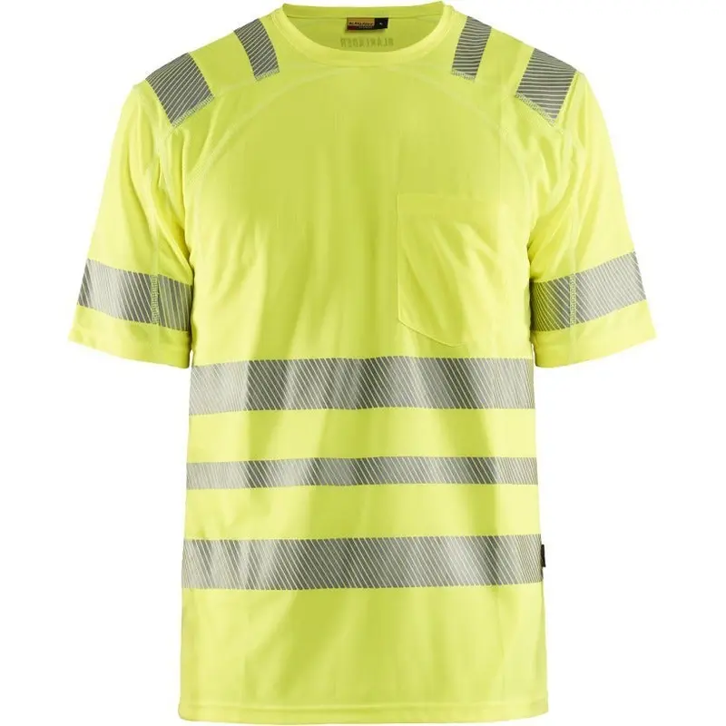 Blaklader 34901011 Hi-Vis Short Sleeved T-Shirt, Yellow
